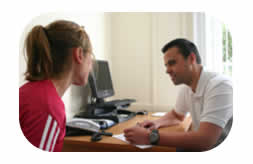 Picture of one to one consultation